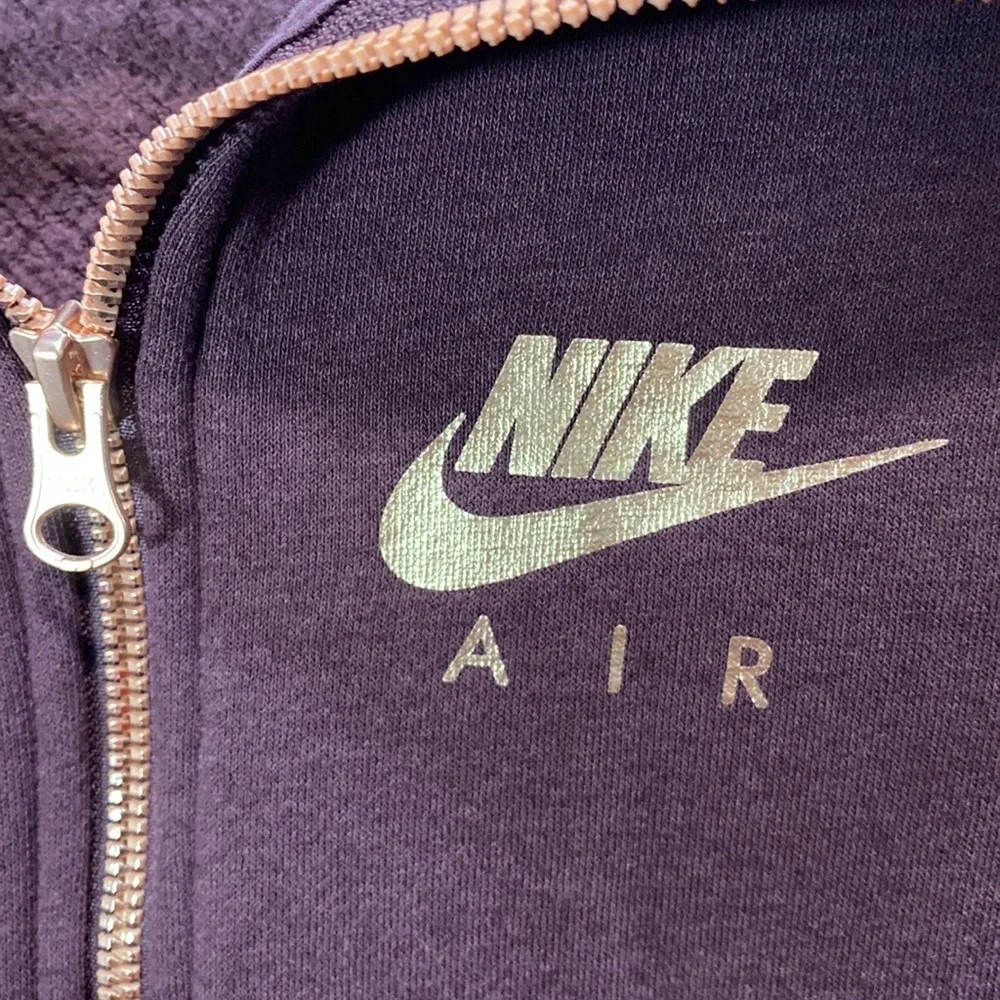 Nike Air Half‎ Zip Pullover Mauve/Purple & Rose Gold